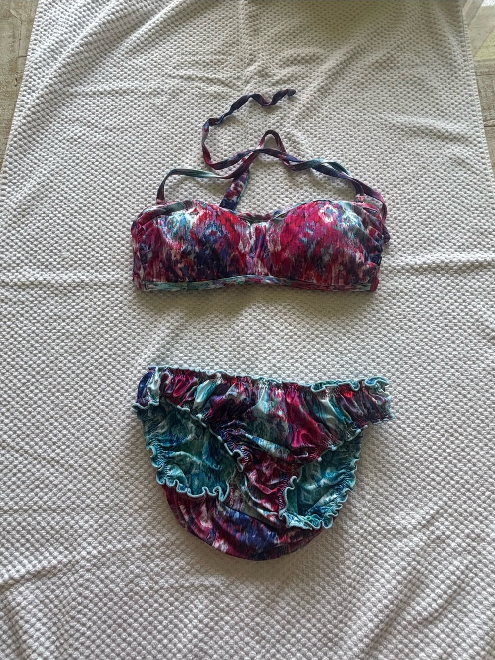 Bikini- La Vien Rose - Reversible Multicolour- size medium